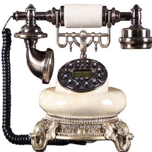 欧式电话机复古电话家用固定有线座机仿古电话机办公电话机座机