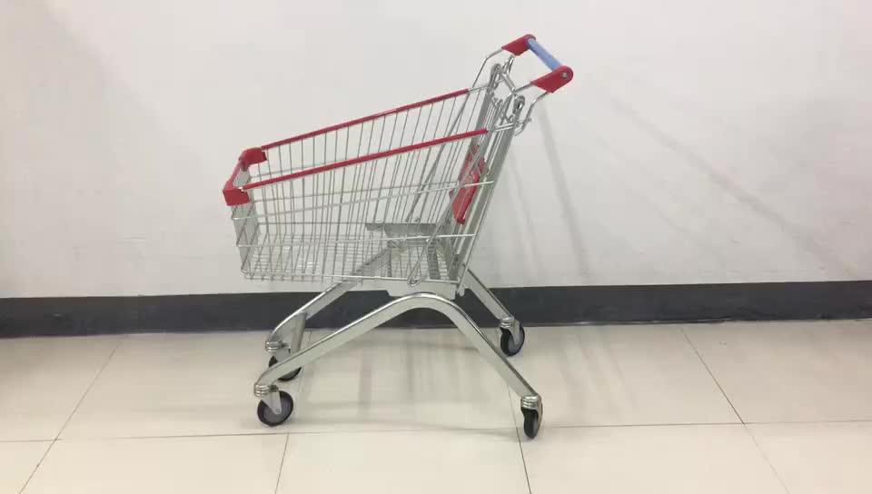 Supermarket Mall Trolley Shopping Super Market Trolley Cart For Sale