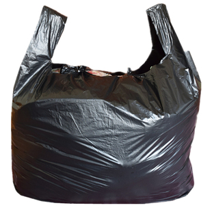 特大号黑色塑料袋晒被搬家服装打包带加厚商用背心手提超大方便袋