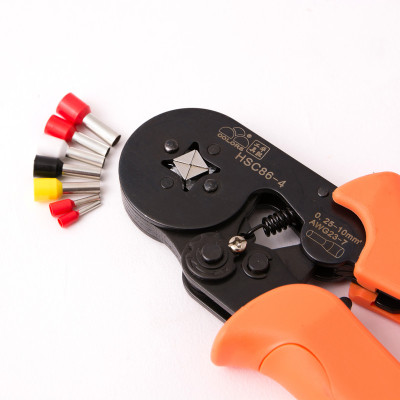 华胜HSC8 10S 欧式端子管型针型端子钳 压线钳冷压钳0.25-10平方