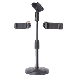 桌面直播支架设备全套多功能直播拍照网红主播自拍美颜补光灯抖音K歌声卡话筒麦克风支撑三脚架多机位录视频