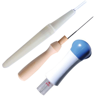 羊毛毡戳戳乐手工DIY笔式戳针三头多头单针三针七针猫毛狗毛手柄