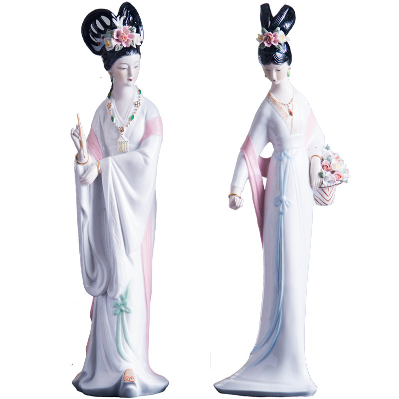 精品唐朝仕女人物摆件手工艺术品