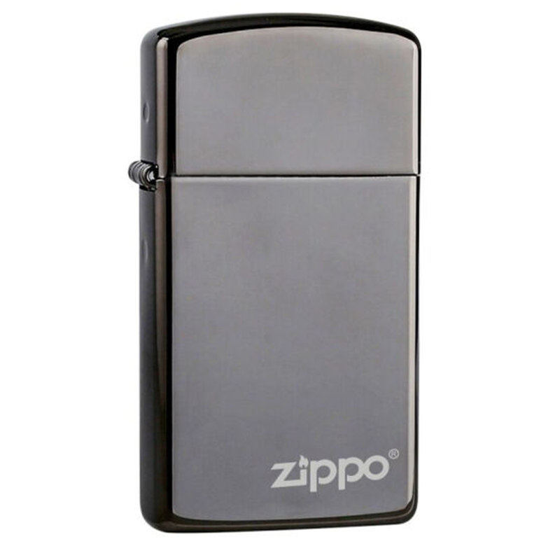 Zippo煤油打火机薄款迷你幻彩