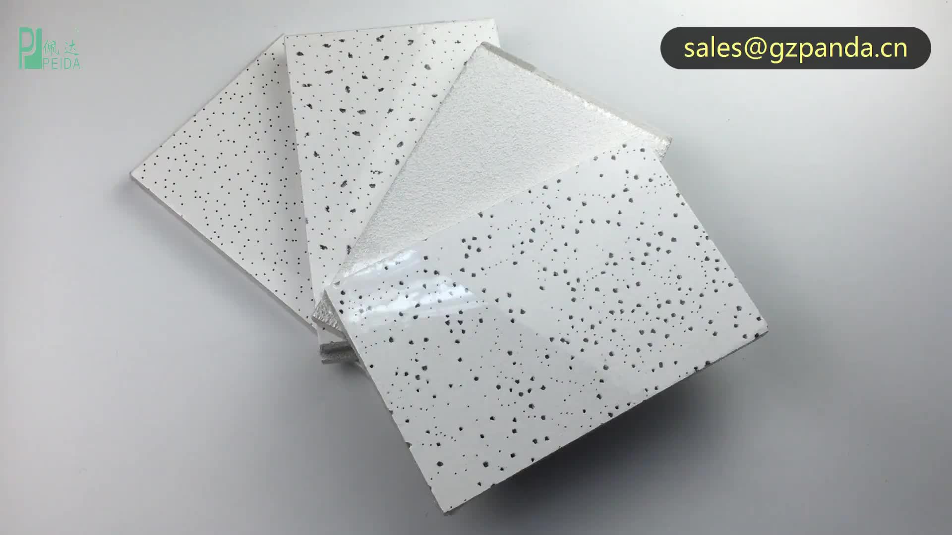 Acoustical Noise Reduction Mineral Fiber Ceiling Panels Board Pinhole