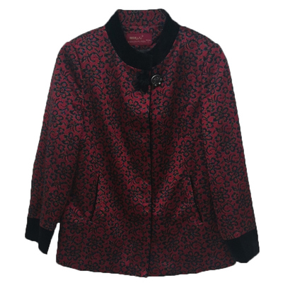 神采夫人外套6080岁中老年女装