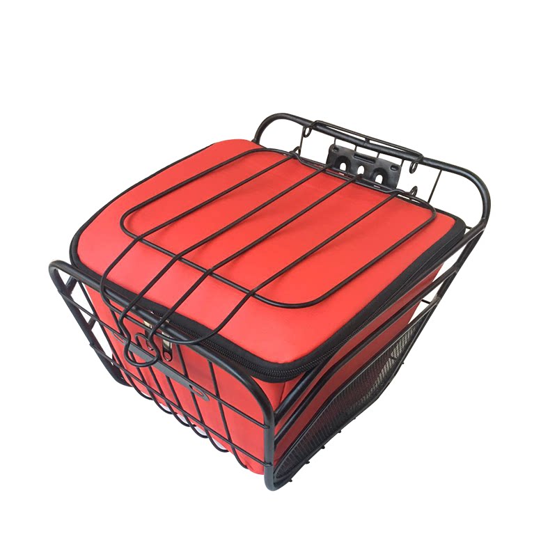 电动车车篮内胆包带盖防雨罩电动车筐包电瓶车筐內篓防尘防水加厚