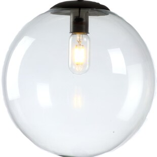 北欧现代简约创意大灯泡造型餐厅灯吧台过道走廊玻璃轻奢床头吊灯