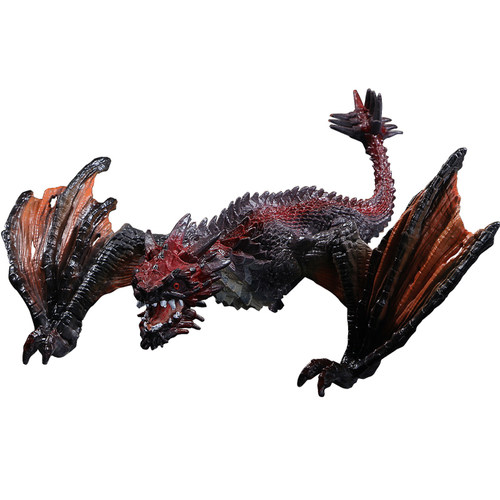 林畅模玩儿童玩具战龙兽恐龙飞龙西方喷火魔龙翼龙模型仿真动物