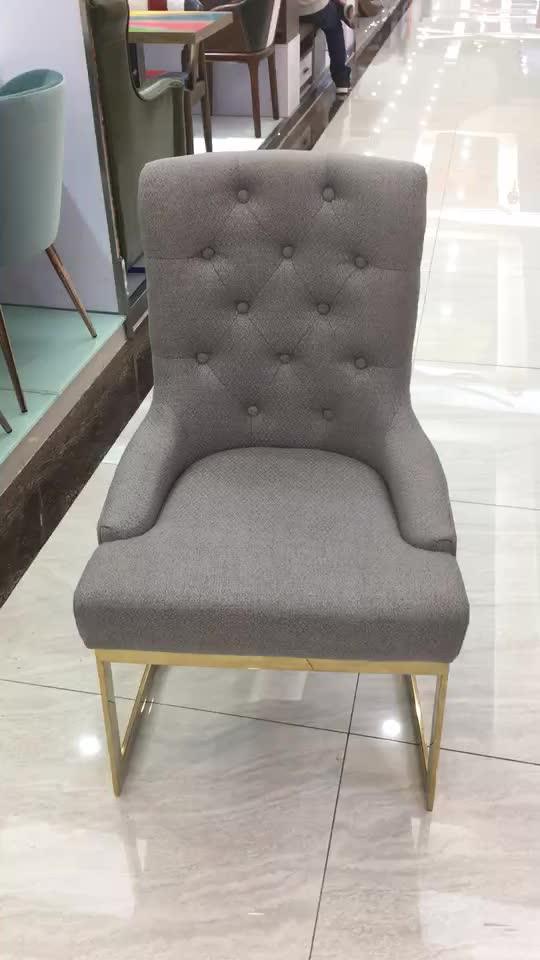 Luxury Brass Stainless Steel White Leather Dining Chair Buy Leather