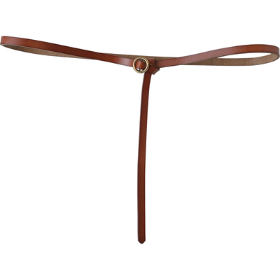 春夏简约装饰连衣裙时尚牛皮圆扣