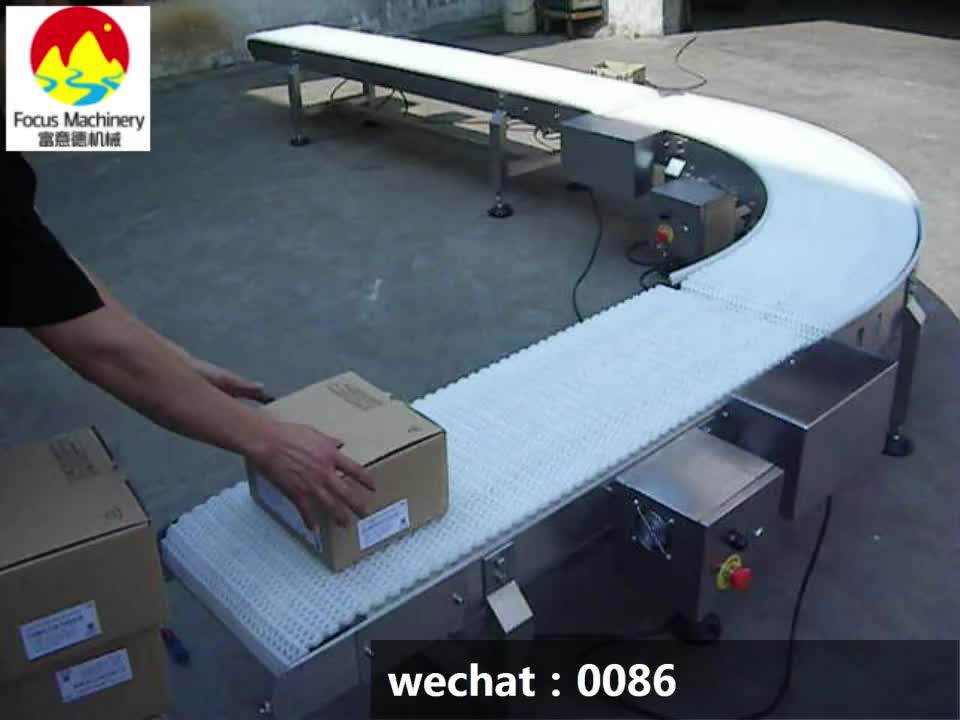 Curved Modular Plastic Conveyor Belt With Rollers Buy Cheap Conveyor