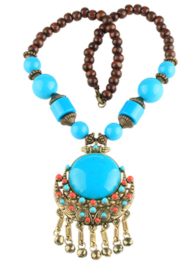 波西米亚风夸张海边手镯毛衣链