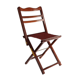 马扎折叠凳子便携式实木靠背椅带户外老人礼品家用红木折叠椅山东