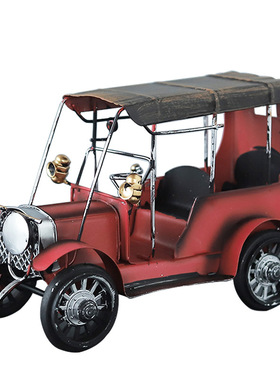 老爷车复古怀旧风金属橱窗装饰品