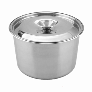 304圆形不锈钢味盅桶调味罐调料缸调味瓶打蛋盅炖盅带盖子调味盒