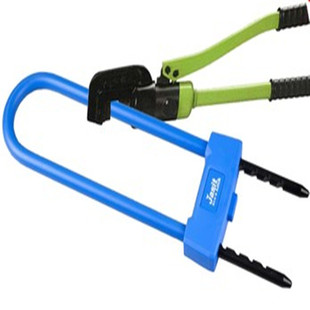 嘉仕杰密码U型锁对开门锁仓库门锁商铺玻璃门密码锁单车u型加长锁