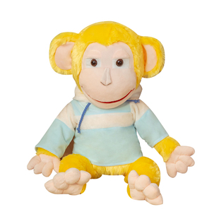 春晚小品蔡明手偶大嘴玩偶想跳就跳腹语娃娃布偶嘴巴能动毛绒玩具