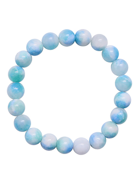 云霞色手链手串天然石清新日系