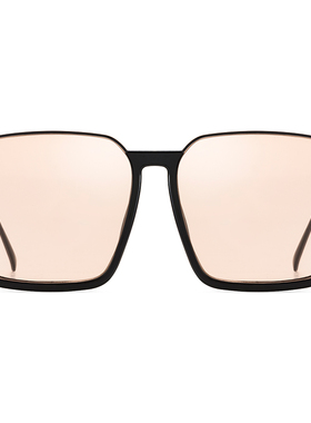 墨镜复古风街拍茶色半框太阳眼镜