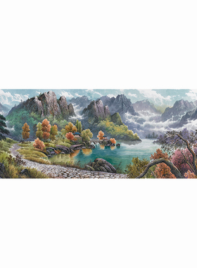 中式风客厅商务朝鲜装饰画芯