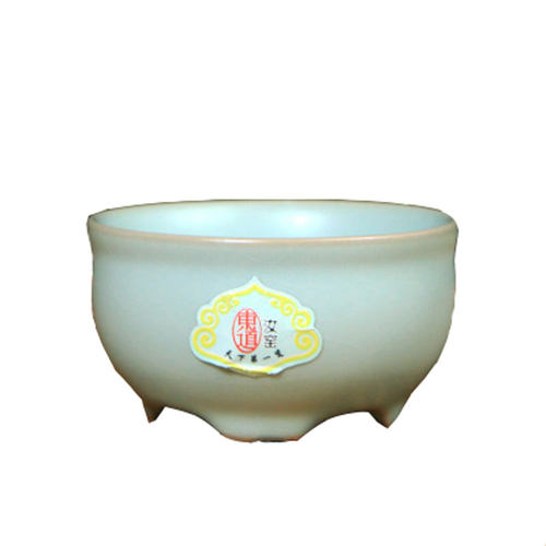 恒福新款东道汝窑圆融主人单杯 景德镇陶瓷开片品茗杯子功夫茶杯