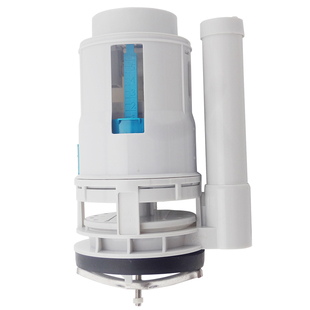 马桶水箱配件连体坐便器排水阀双按钮大口径三寸出水阀8cm排水口