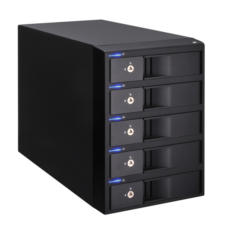 世特力CRIB535EUC五盘位外置硬盘盒USB3.1 Gen1磁盘阵列盒 24TB