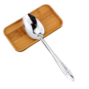 不锈钢小勺子西瓜勺长柄勺饭勺商用赠品铁勺子学生食堂餐厅一次性