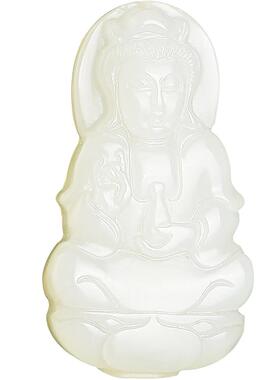 玉赐平安和田玉弥勒佛观音坠