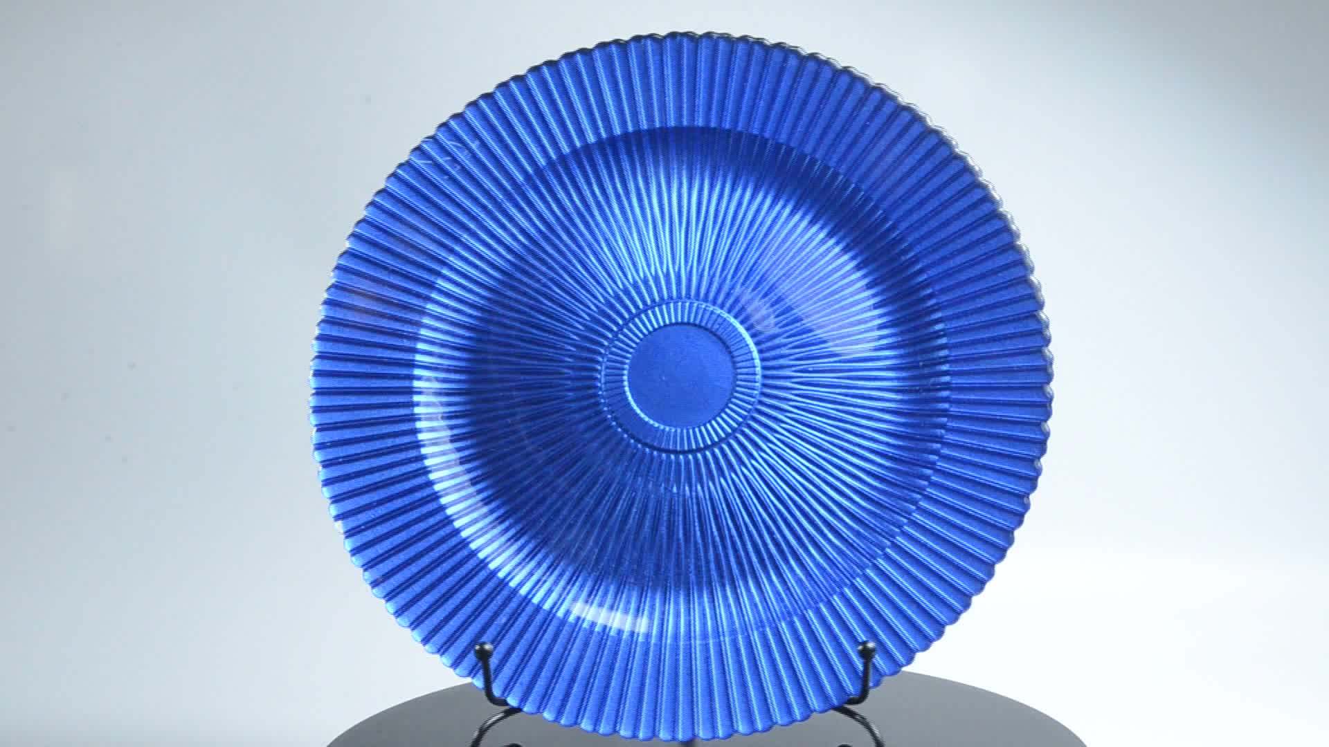 Party Decoration Dinnerware Type Glass Under Plate For Home Wedding Buy Glass Under Plates