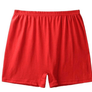 男女士中老年内裤爸妈大红色本命年加大码纯棉平角裤高腰宽松裤头