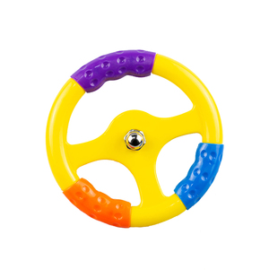 蒙特梭利宝宝忙碌板DIY配件儿童方向盘玩具早教益智车载仿真驾驶