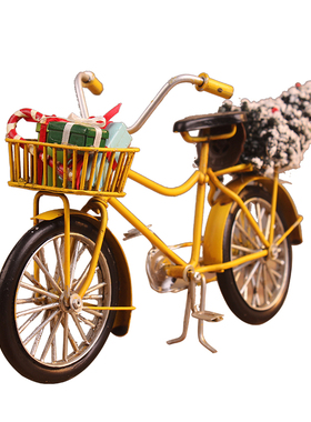 复古铁艺汽车模型摆件圣诞节礼物