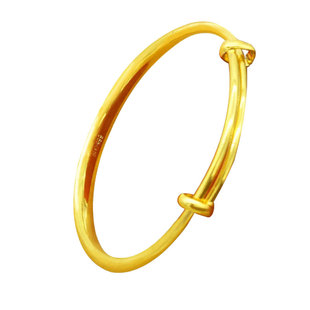 送戒指久不掉色仿黄金越南沙金手镯首饰正品假黄金手镯女纯金色