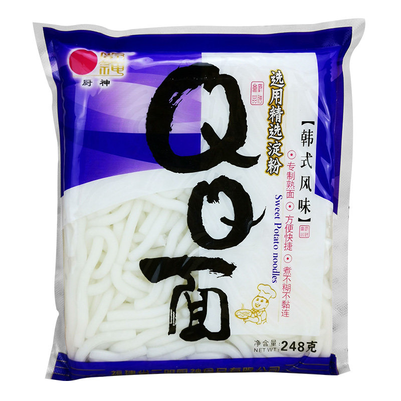 厨神QQ面248g粉条速食自煮土豆粉小火锅米线粉乌冬面10袋包邮