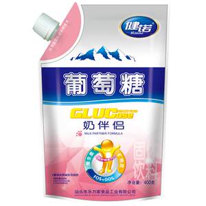 健诺旗舰店健诺葡萄糖宝宝幼儿圆益生元奶伴侣儿童成人食用葡萄糖粉袋装400g
