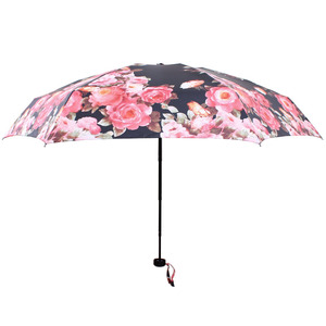 高档超轻便携蚕丝晴雨两用伞
