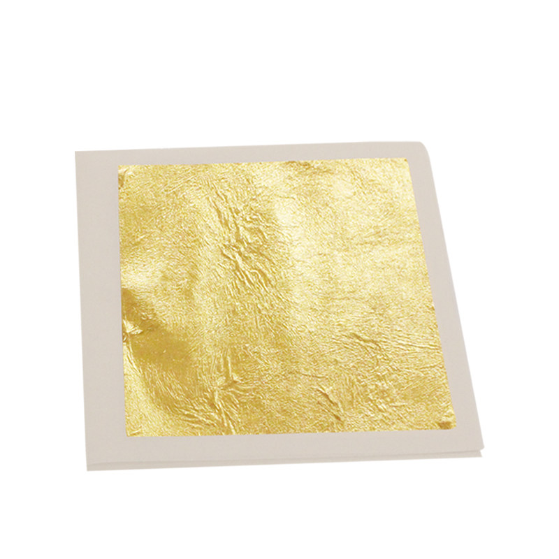 永箔牌22K真金箔纸92%装修佛像贴金泊纸金铂金薄纸10张真金箔_虎窝淘