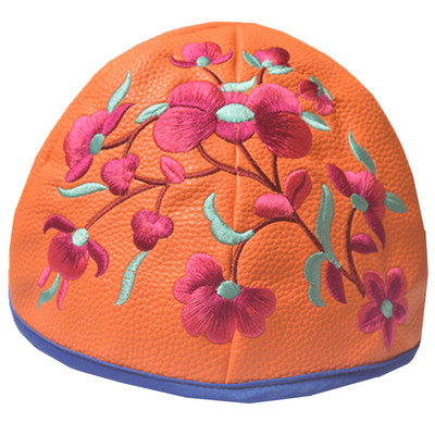 柯微丝杨丽萍同款黄色通用包头帽