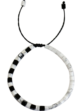 原创天然黑玛瑙情侣手链