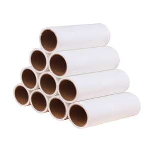 10卷装地板瓷砖粘毛纸 沾毛纸粘毛滚筒替换除尘纸18.7/18.5CM大号