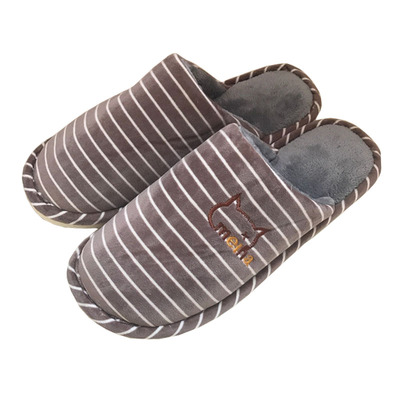 加肥47码特大号居家保暖棉拖鞋