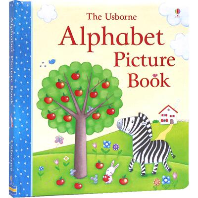 Usborne 原版英文 Alphabet Picture Book 单词图画书 尤斯伯恩图书 英国进口单词书日常词汇 英语绘本书籍儿童早教读物2+岁