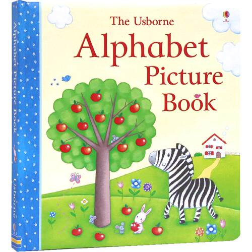 Usborne 原版英文 Alphabet Picture Book 单词图画书 尤斯伯恩图书 英国进口单词书日常词汇 英语绘本书籍儿童早教读物2+岁