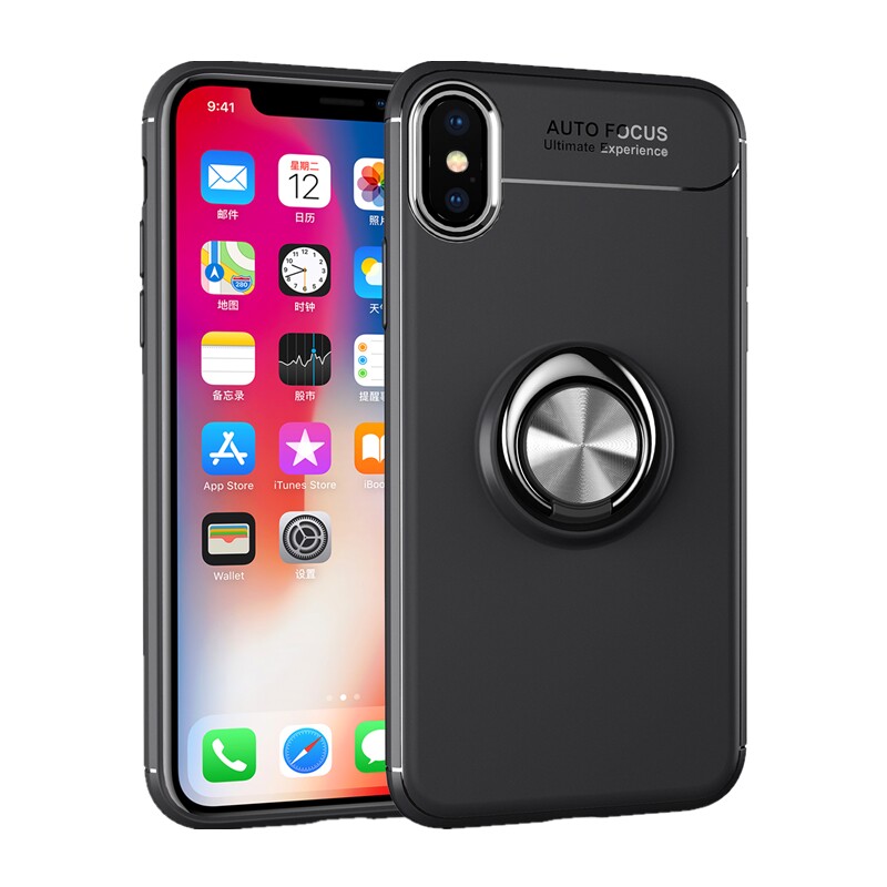 适用iPhoneX手机壳苹果XS保护iphone硅胶套XR全包xmax防摔max磨砂软xsxmax硬壳带支架ipx新款ip男女x高级感磁