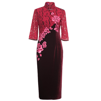 华族经典夏季新款淑女风改良旗袍