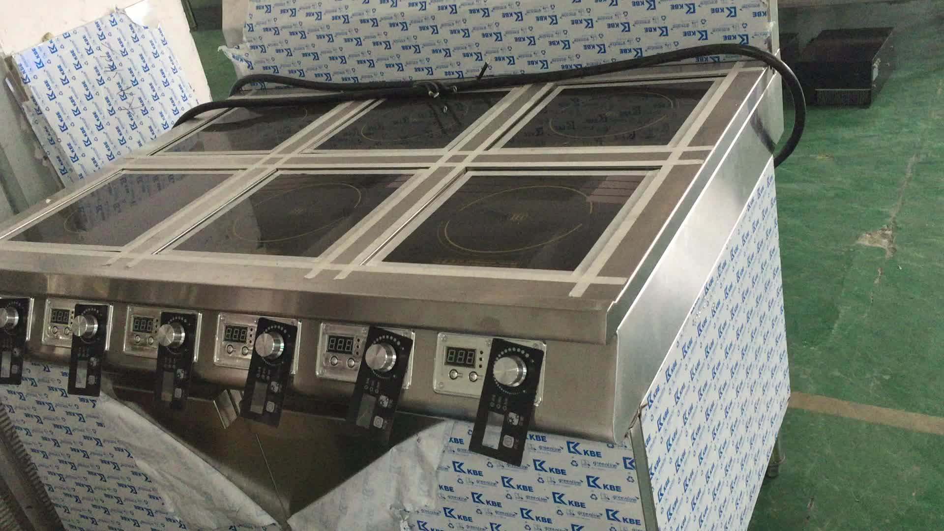 4*2kw Commercial Multi Burners Induction Cooker For Restaurant