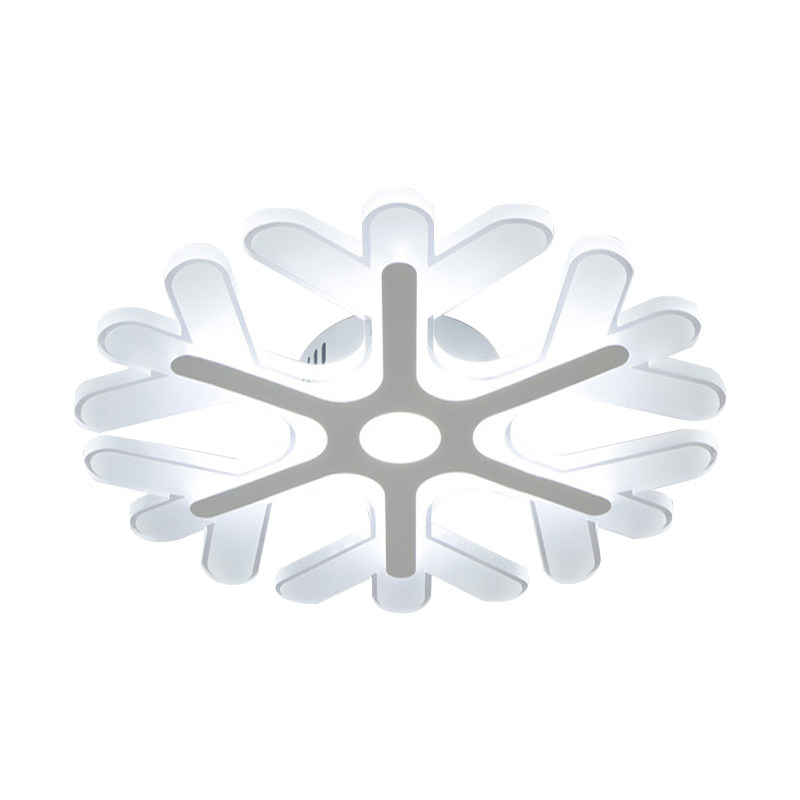 智能调光护眼雪花灯卧室灯变色