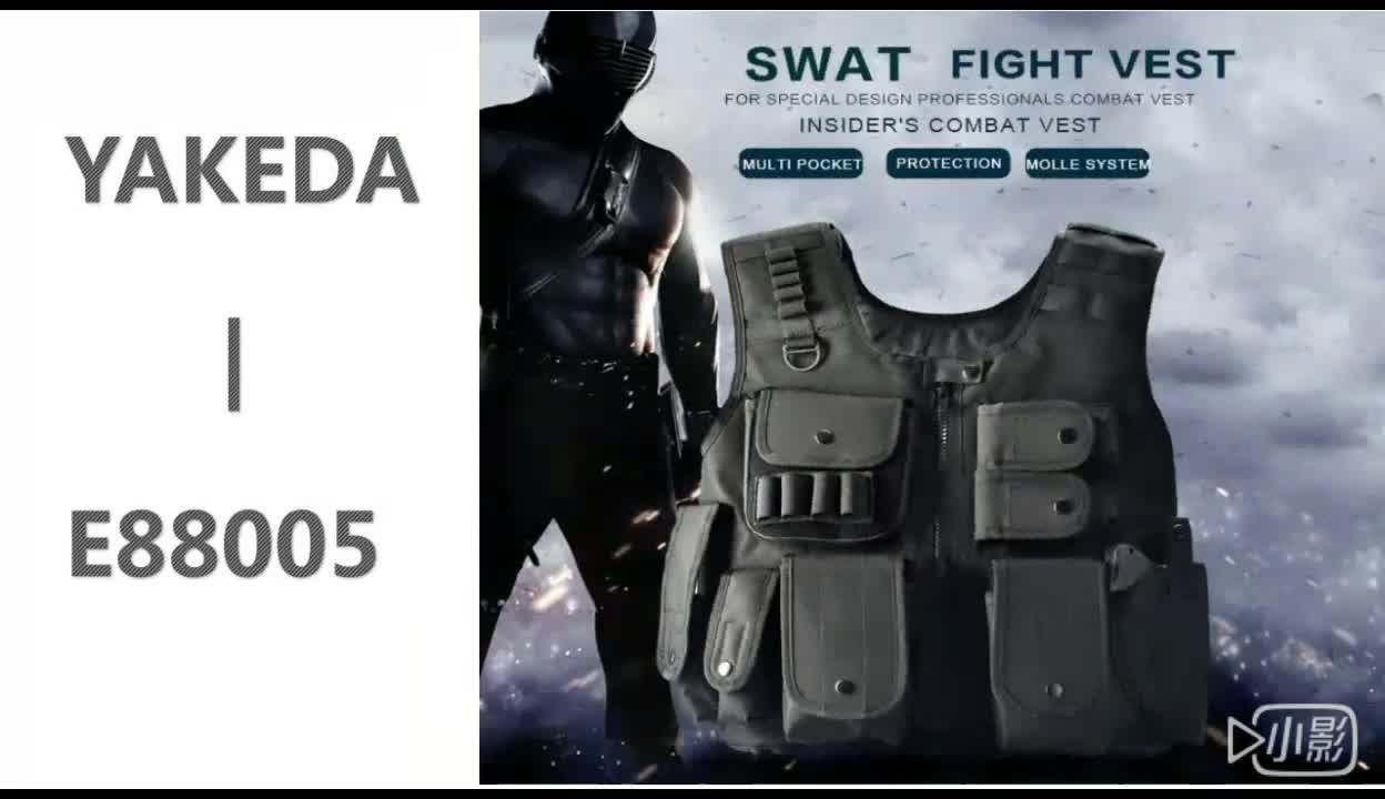 Yakeda Black Costume Swat Police Custom Bullet Proof Vest Military